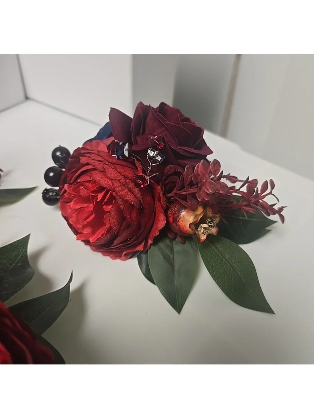 Ling's Moment Artificial Floral Elegant Bouquet Bridal Wedding Arrangements
